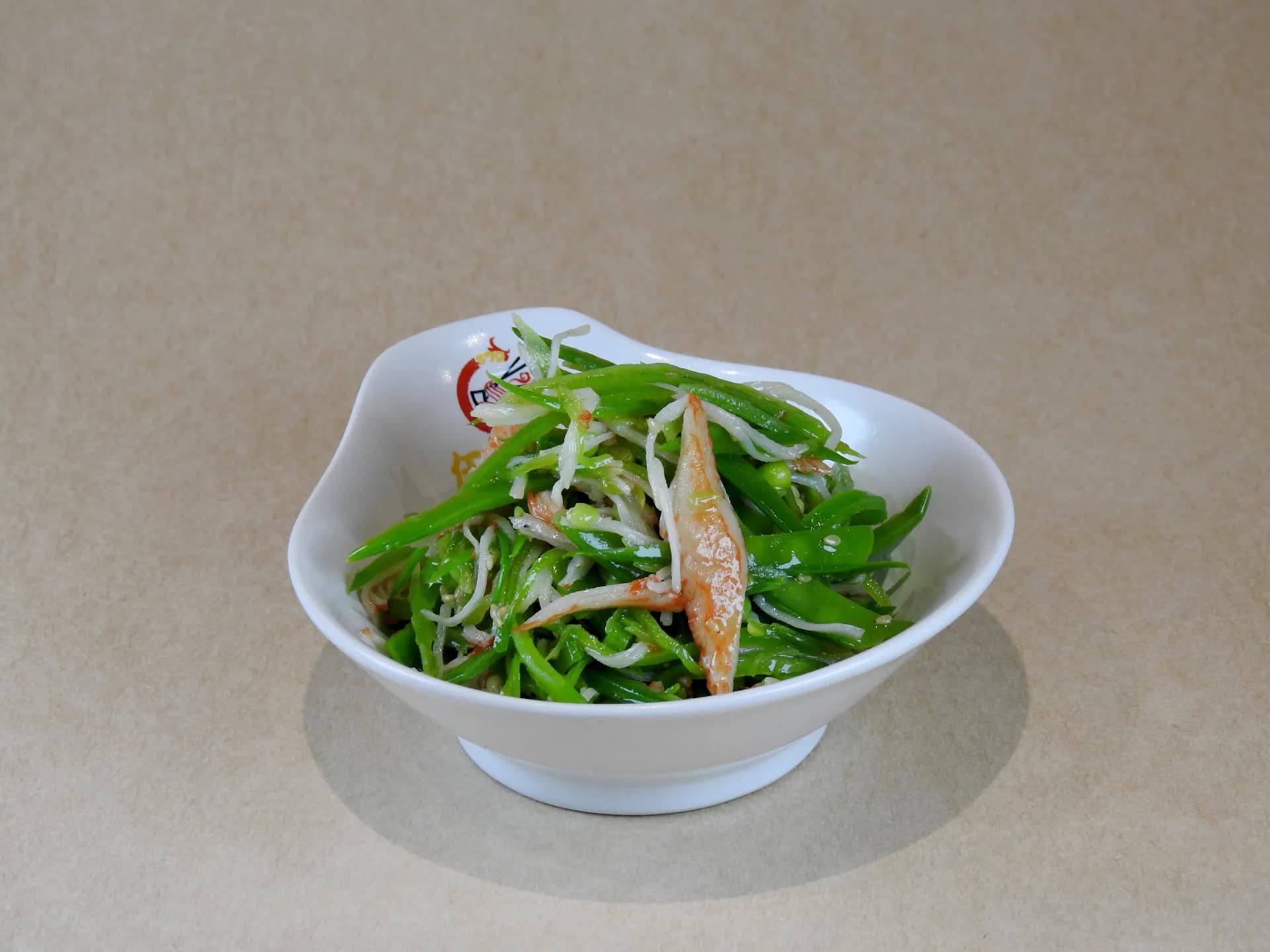 涼拌雪豆蟹柳